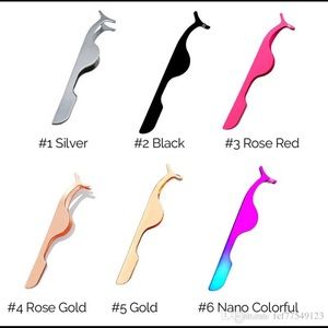 Eyelashes tweezers